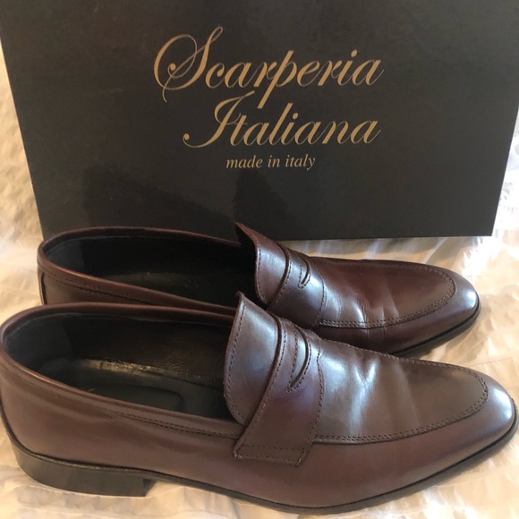 Scarperia Italiana Mens Loafers - Picture 2 of 3